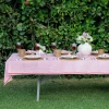 Outlet Pomegranate Inc Pom Buti Pink Tablecloth