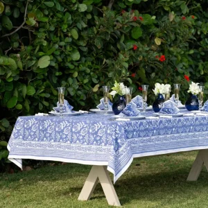 New Pomegranate Inc Pomegranate Blue Tablecloth