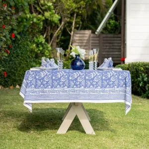 New Pomegranate Inc Pomegranate Blue Tablecloth