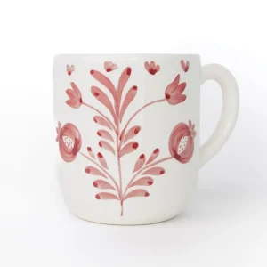 Discount Pomegranate Inc Pomegranate Duet Rose Mug | Set of 2