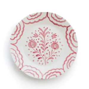 New Pomegranate Inc Pomegranate Duet Rose Salad Plate | Set of 2