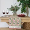 New Pomegranate Inc Pomegranate Garden Wine & Rose Table Runner