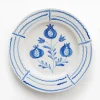 Best Pomegranate Inc Pomegranate Trio Sketch Cobalt Blue Dinner Plate | Set of 2