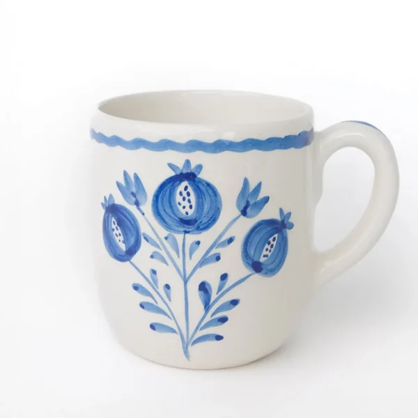 Clearance Pomegranate Inc Pomegranate Trio Sketch Cobalt Blue Mug | Set of 2