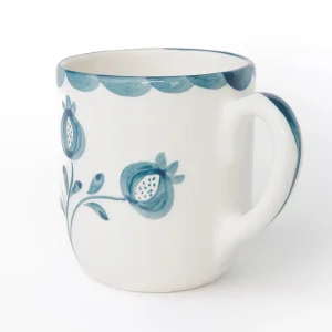 Discount Pomegranate Inc Pomegranate Trio Vine Teal Mug | Set of 2