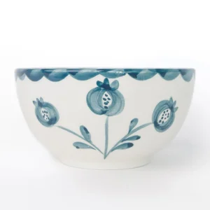 Hot Pomegranate Inc Pomegranate Trio Vine Teal Bowl | Set of 2