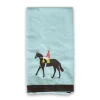 Clearance Pomegranate Inc Riders Up Horse and Jockey Tea Towels