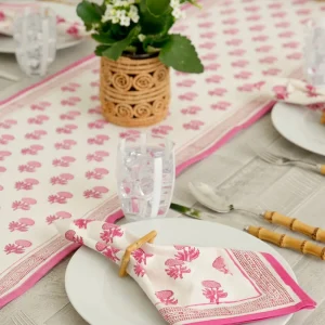 New Pomegranate Inc Rosè Table Runner