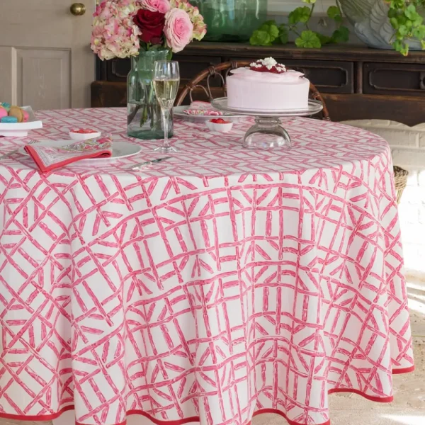 Fashion Pomegranate Inc Rose Bamboo Tablecloth