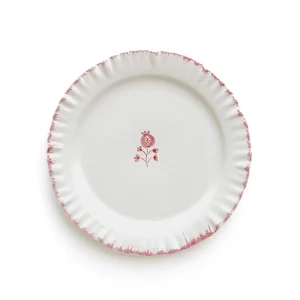 Discount Pomegranate Inc Ruffled Rose Salad Plate | Set of 2