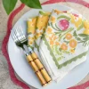 New Pomegranate Inc 70s Flower Napkin | Set of 4