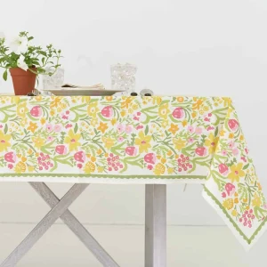 Sale Pomegranate Inc 70s Flower Tablecloth