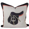 Sale Pomegranate Inc Saddle Throw Pillow Cover