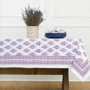 Sale Pomegranate Inc Sagar Blue & Magenta Tablecloth