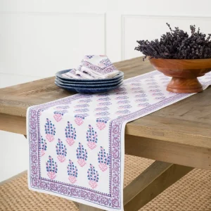 Discount Pomegranate Inc Sagar Blue & Magenta Table Runner