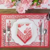 Discount Pomegranate Inc Sagar Red & Pink Placemat | Set of 4