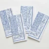 Outlet Pomegranate Inc Tapestry Blue Napkin