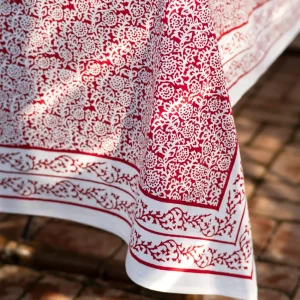 Hot Pomegranate Inc Tapestry Deep Red Tablecloth