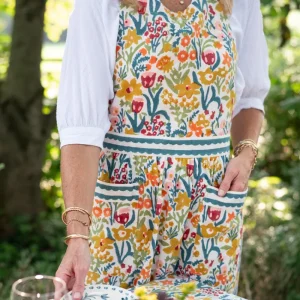 Outlet Pomegranate Inc Teal Garden Apron