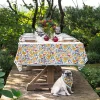 Sale Pomegranate Inc Teal Garden Tablecloth