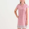 Sale Pomegranate Inc Tulip Sundial Mauveglow Cap Sleeve Dress