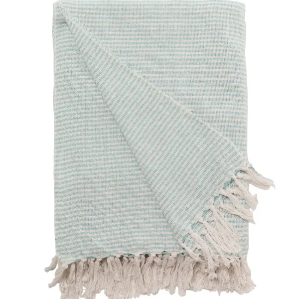 Discount Pomegranate Inc Turquoise Woven Throw