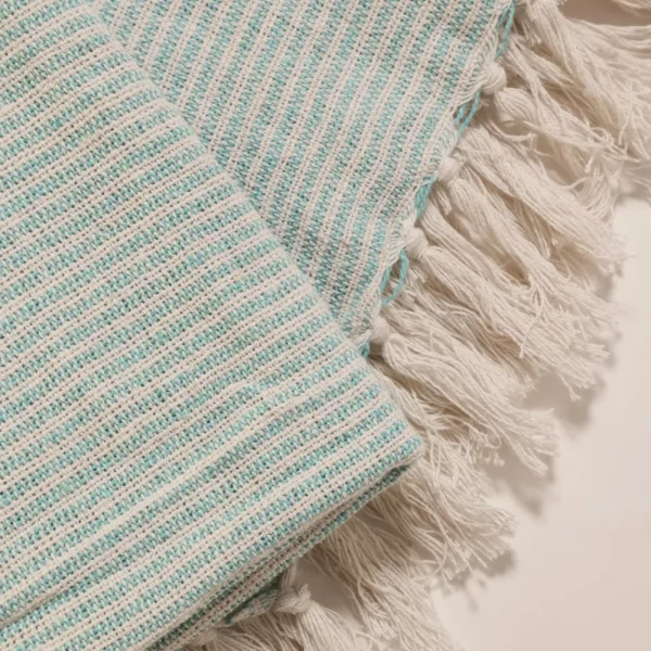 Discount Pomegranate Inc Turquoise Woven Throw