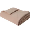 Outlet Pomegranate Inc Washed Apricot Cotton Throw