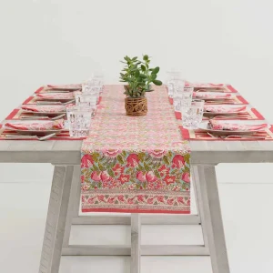 Hot Pomegranate Inc Wildflower Garden Table Runner