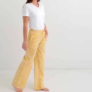 New Pomegranate Inc Yellow Paisley PJ Pants | Unwind in Style